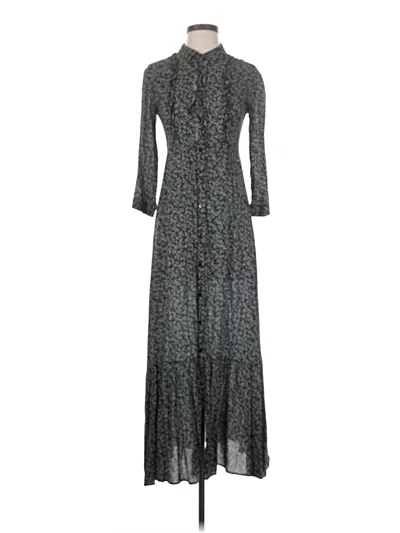 Pre-owned Zara Casual Dress In Gray