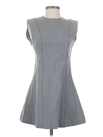 Pre-owned Zara Casual Dress In Gray