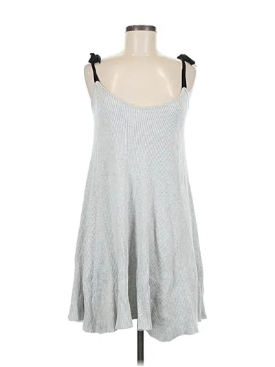 Pre-owned Zara Casual Dress In Gray