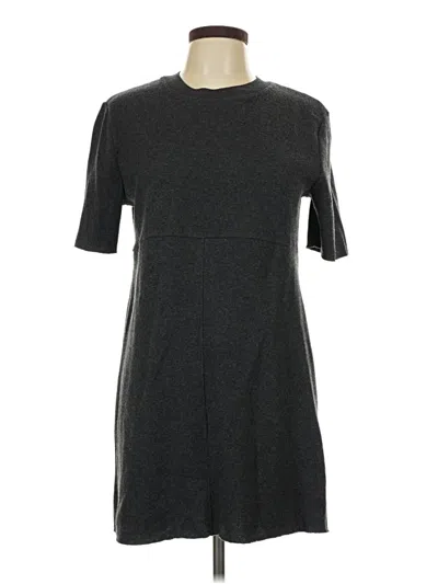 Zara Casual Dress In Gray