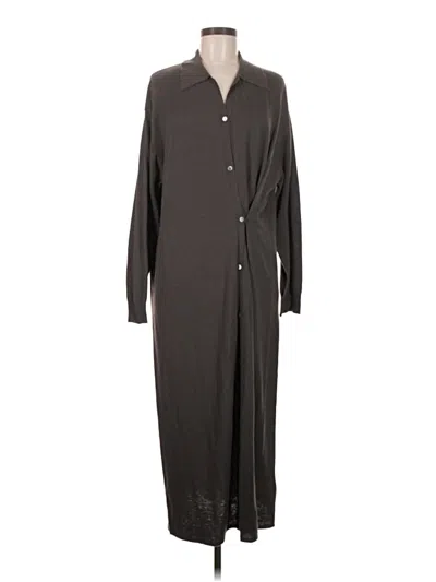 Pre-owned Zara Casual Dress In Gray
