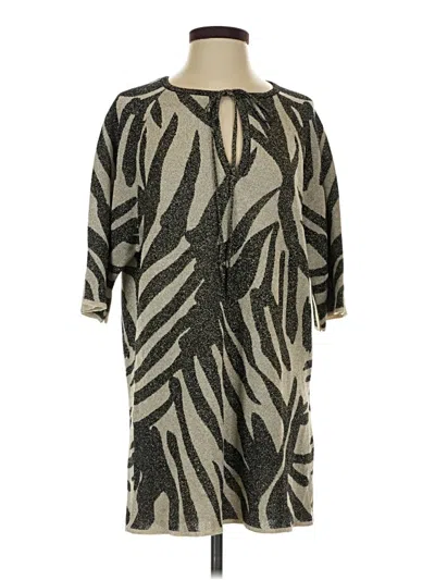 Zara Casual Dress In Gray