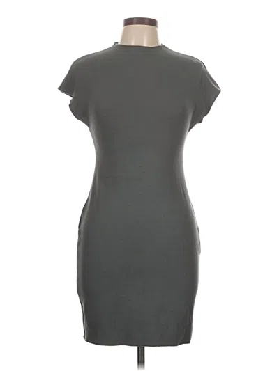 Zara Casual Dress In Gray
