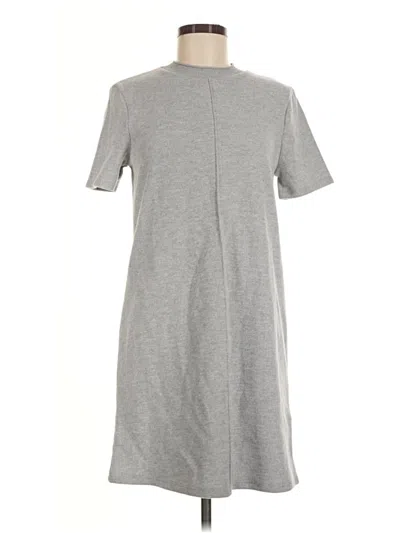 Zara Casual Dress In Gray
