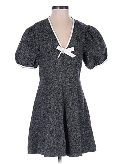 Zara Casual Dress In Gray