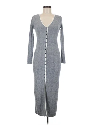 Zara Casual Dress In Gray