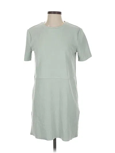 Pre-owned Zara Casual Dress In Green