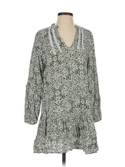 Pre-owned Zara Casual Dress In Green