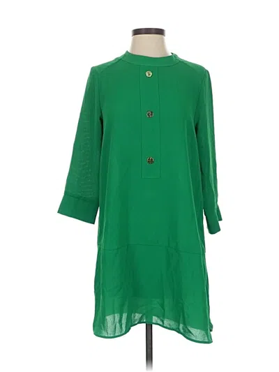 Pre-owned Zara Casual Dress In Green