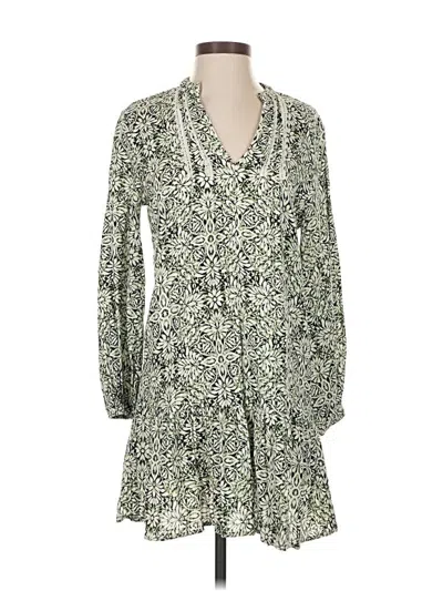 Pre-owned Zara Casual Dress In Green