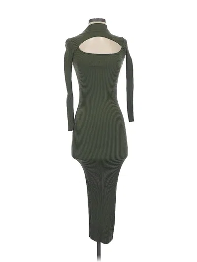 Pre-owned Zara Casual Dress In Green