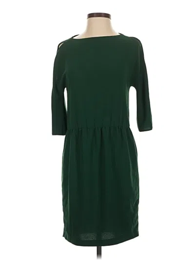 Pre-owned Zara Casual Dress In Green