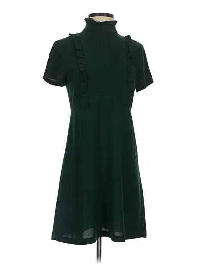 Pre-owned Zara Casual Dress In Green