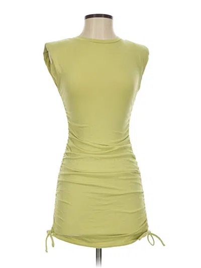Pre-owned Zara Casual Dress In Green