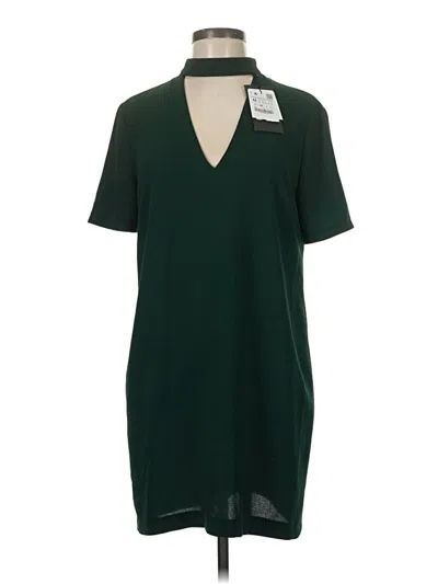 Zara Casual Dress In Green