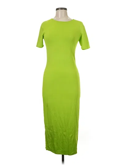 Zara Casual Dress In Green