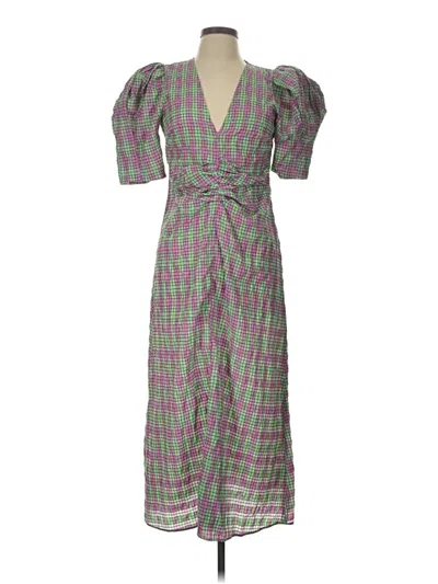 Zara Casual Dress In Green