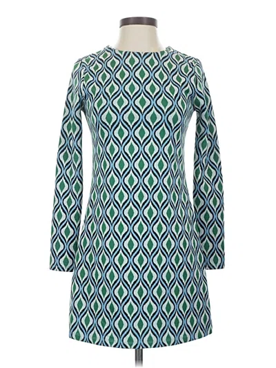 Pre-owned Zara Casual Dress In Green
