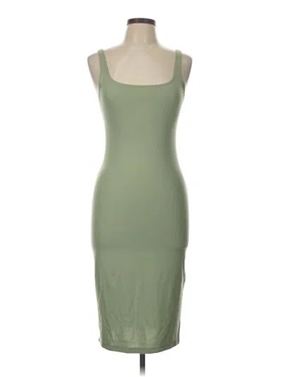 Pre-owned Zara Casual Dress In Green