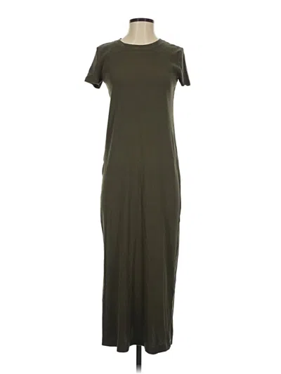 Pre-owned Zara Casual Dress In Green