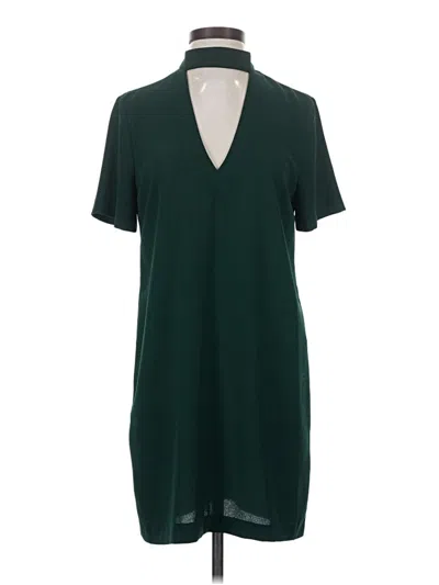 Pre-owned Zara Casual Dress In Green