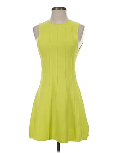 Pre-owned Zara Casual Dress In Green
