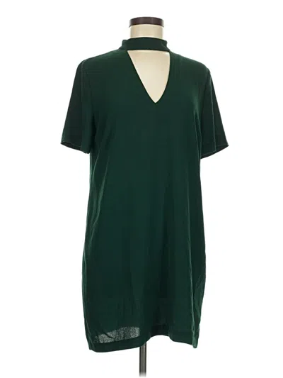 Pre-owned Zara Casual Dress In Green