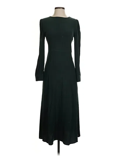 Pre-owned Zara Casual Dress In Green