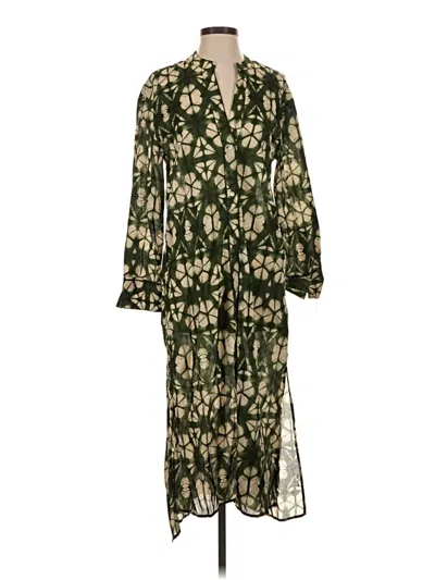 Zara Casual Dress In Green