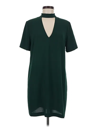 Pre-owned Zara Casual Dress In Green