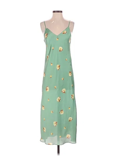 Zara Casual Dress In Green