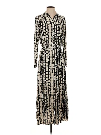 Pre-owned Zara Casual Dress In Ivory