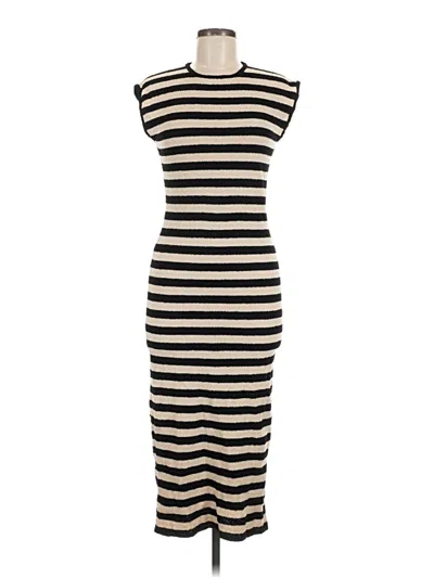 Pre-owned Zara Casual Dress In Ivory