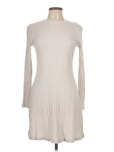 Pre-owned Zara Casual Dress In Ivory