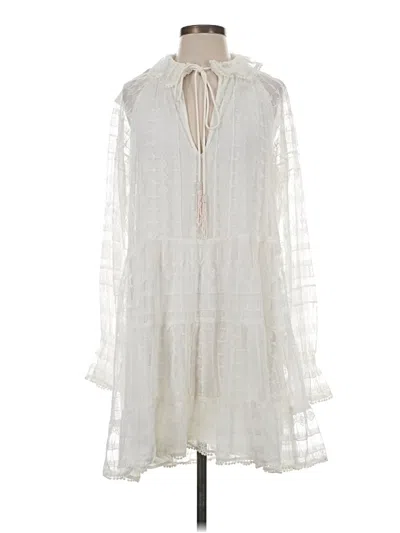 Zara Casual Dress In Ivory