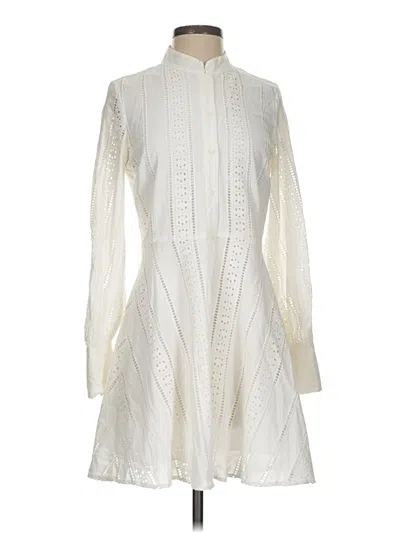 Pre-owned Zara Casual Dress In Ivory