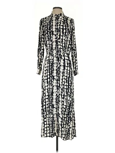 Pre-owned Zara Casual Dress In Ivory