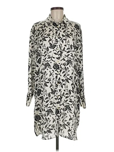 Pre-owned Zara Casual Dress In Ivory