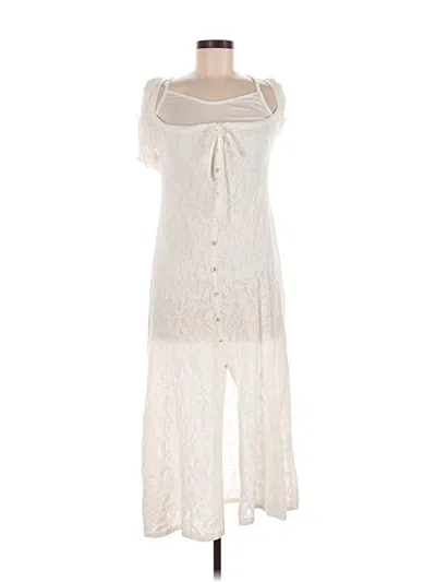 Zara Casual Dress In White
