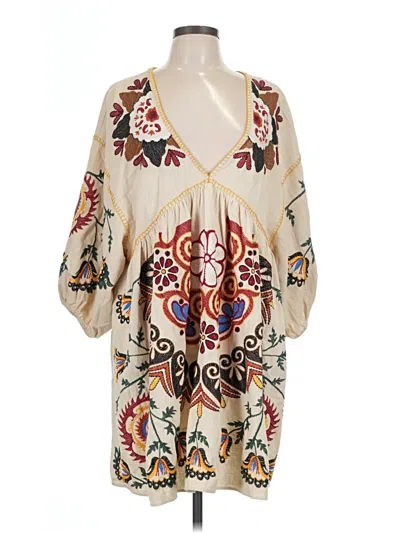 Zara Casual Dress In Ivory