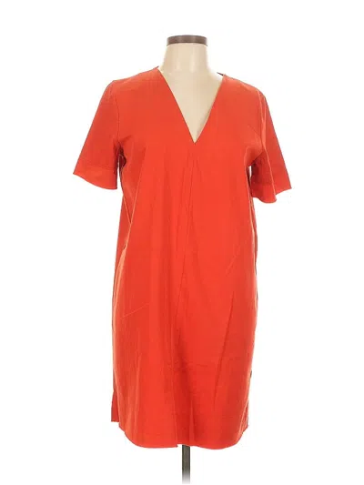 Pre-owned Zara Casual Dress In Orange