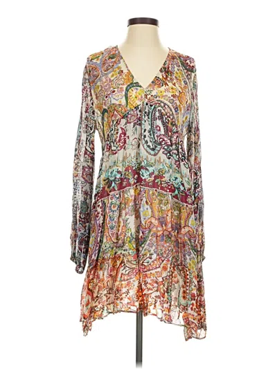 Zara Casual Dress In Orange