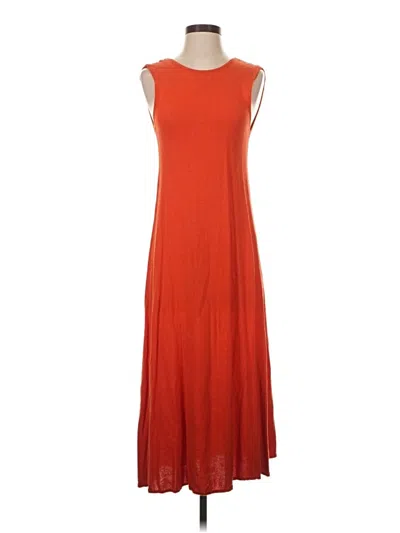 Pre-owned Zara Casual Dress In Orange