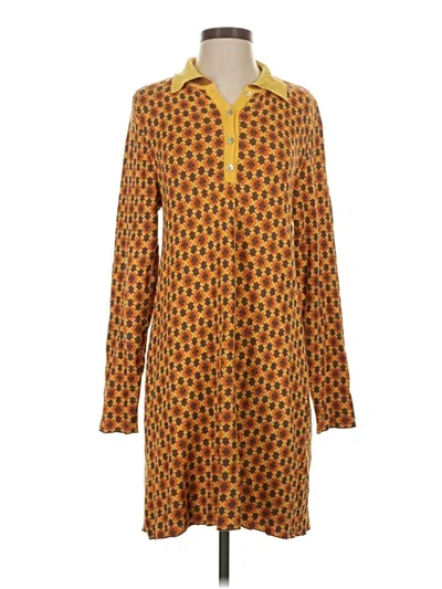 Pre-owned Zara Casual Dress In Orange