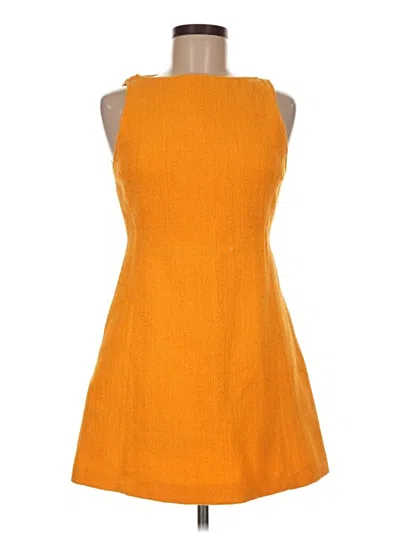 Pre-owned Zara Casual Dress In Orange