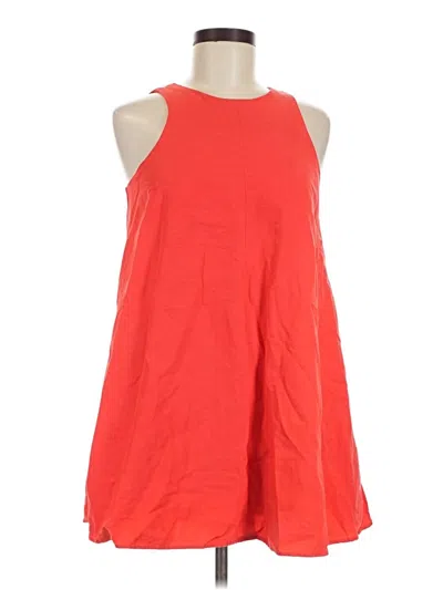 Pre-owned Zara Casual Dress In Orange