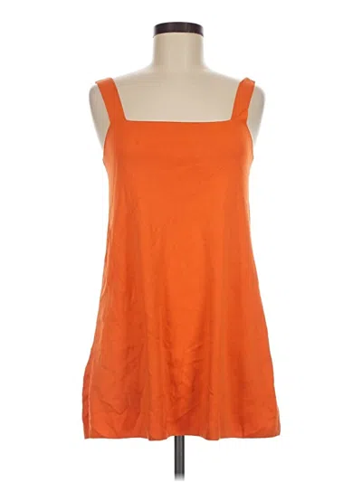 Pre-owned Zara Casual Dress In Orange