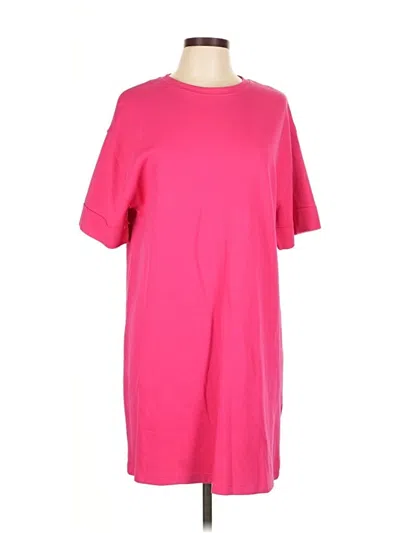 Pre-owned Zara Casual Dress In Pink