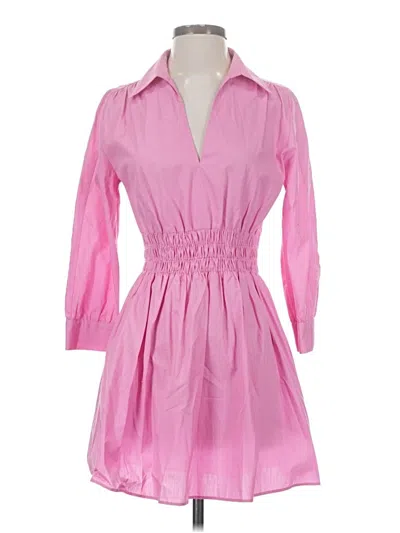 Pre-owned Zara Casual Dress In Pink