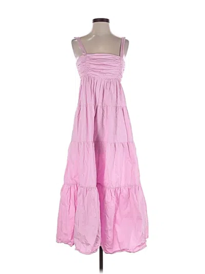 Pre-owned Zara Casual Dress In Pink